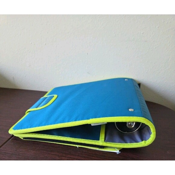 Mead Five Star 2" Binder 580 Sheet Capacity Exterior 5 tab Expanding File Green - Picture 6 of 9